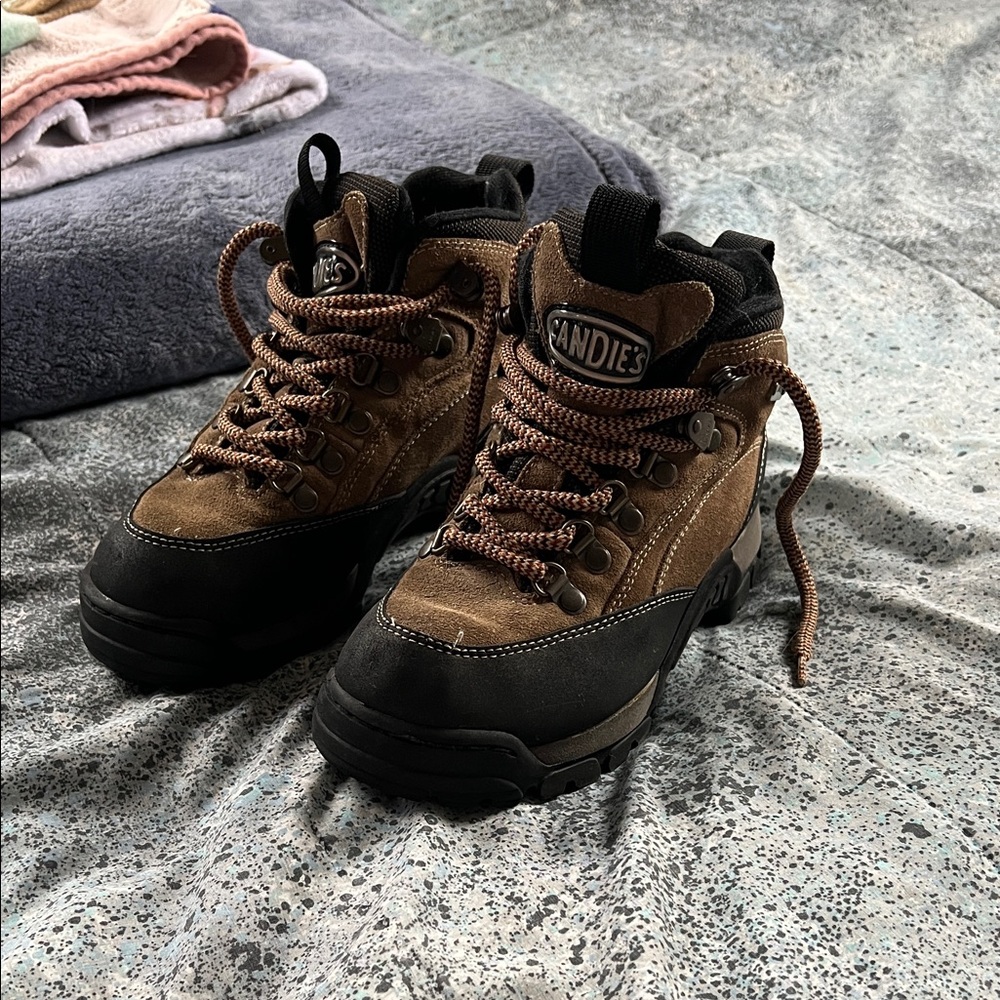 Candie's Brown and Black Hiking Boots